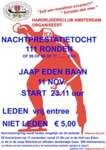HCA 111 ronden 11 11 16 poster