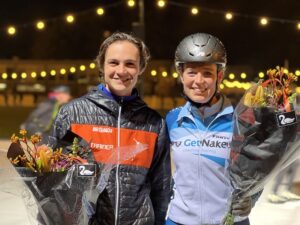 De eerst gefinishte rijders van de 111 ronden